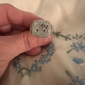 Sterling Silver Hello Kitty Ring